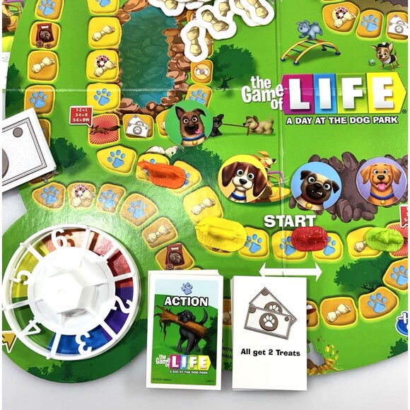 The Game of Life A Day At The Dog Park Pet Edition Board Game Exclusive Hasbro - Picture 4 of 11